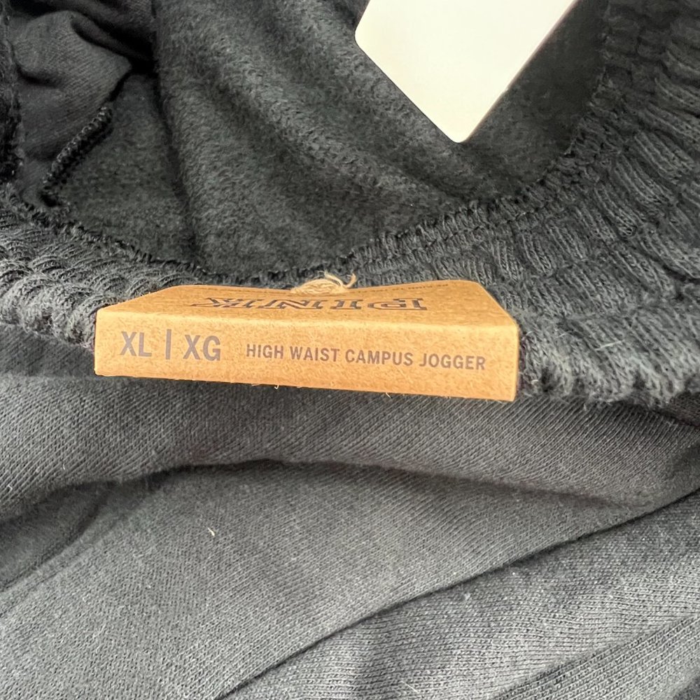 Victoria's Secret PINK Women's Pull On High-Waist Campus Joggers Black XL NWT - Picture 9 of 9